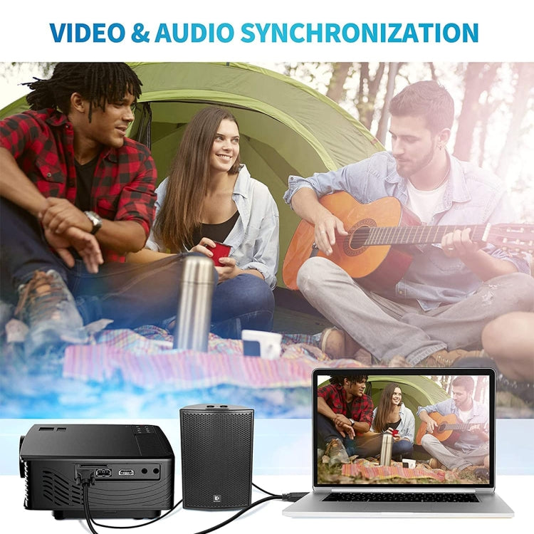 HDMI轉VGA轉接線帶音頻，線長1.8m