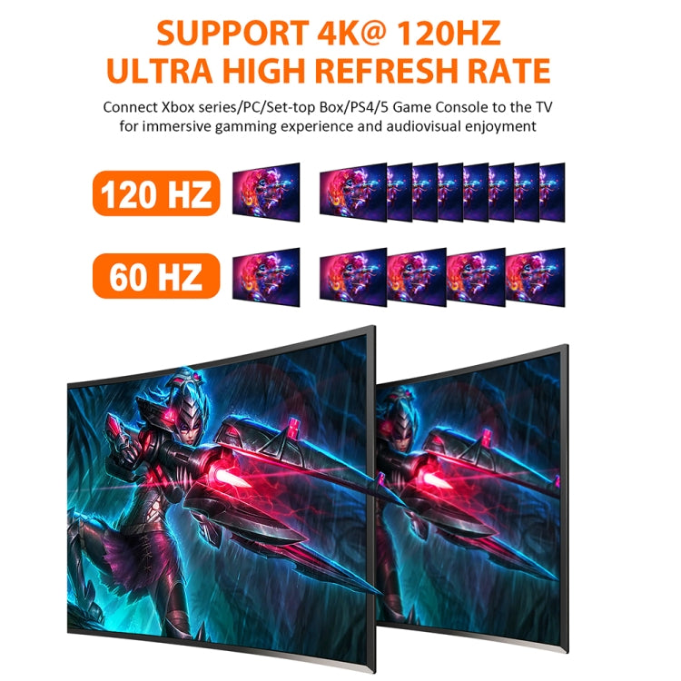 NK-H82 8K UHD HDMI 2進一出單向切換器 帶遙控器