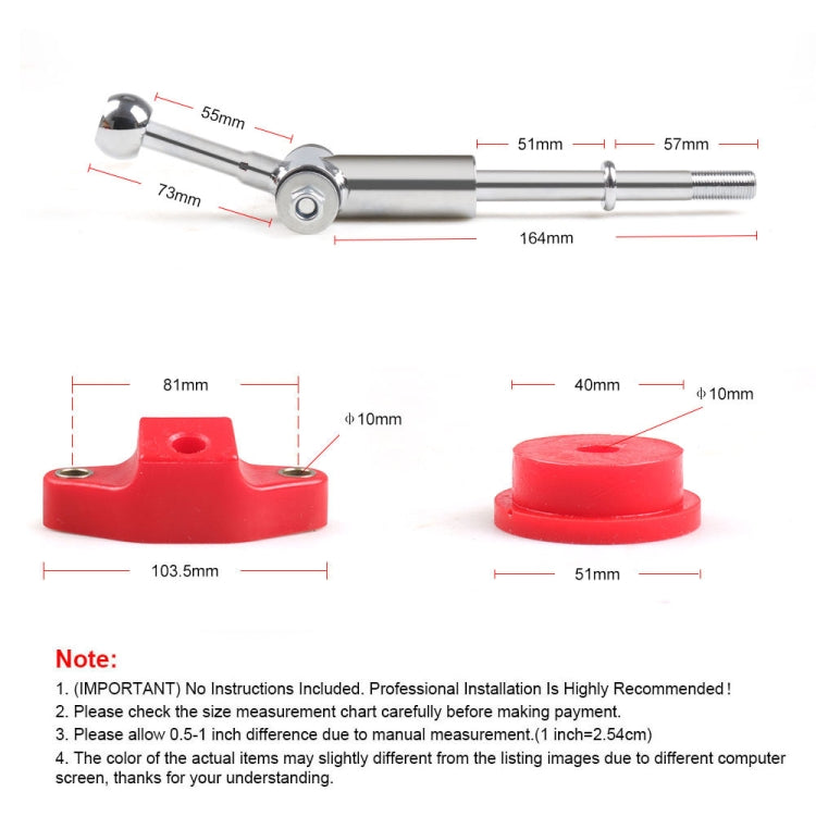 適用於斯巴魯翼豹WRX 2008-2014 汽車5檔排擋桿快撥桿