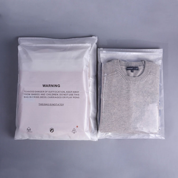 100個賣 PE+珍珠棉 拉鏈透明警告語收納袋 包裝袋，27x35cm