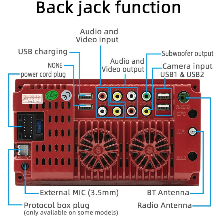 FS02W 7寸無線CarPlay車載MP5播放器 支持藍牙倒車功能手機互聯