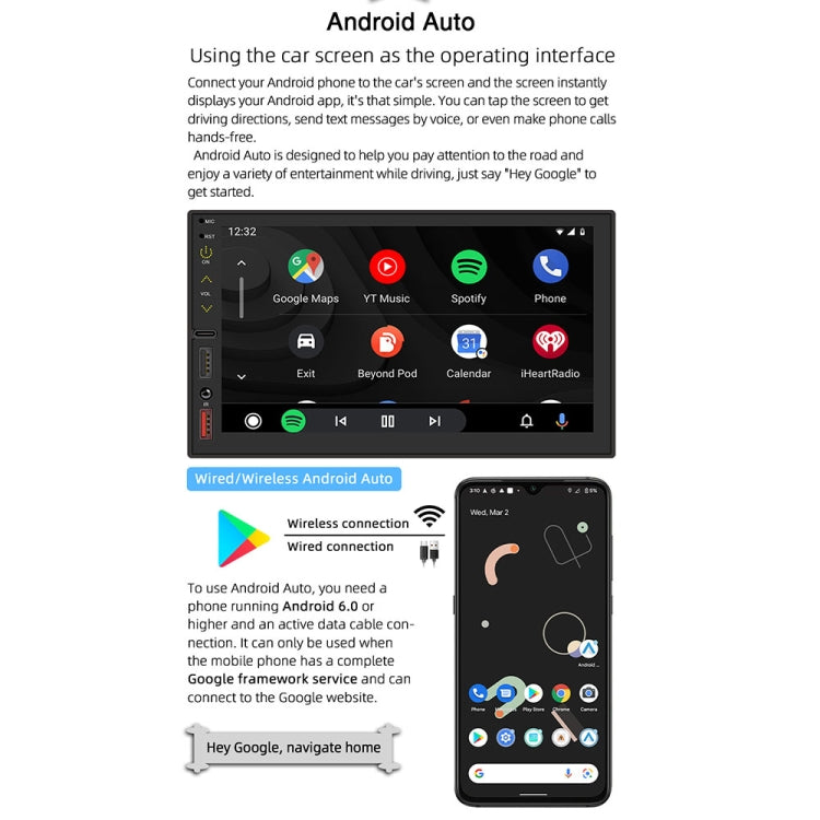 FS02W 7寸無線CarPlay車載MP5播放器 支持藍牙倒車功能手機互聯