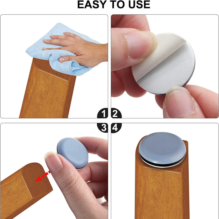 16個裝 20mm圓形桌椅防滑腳墊