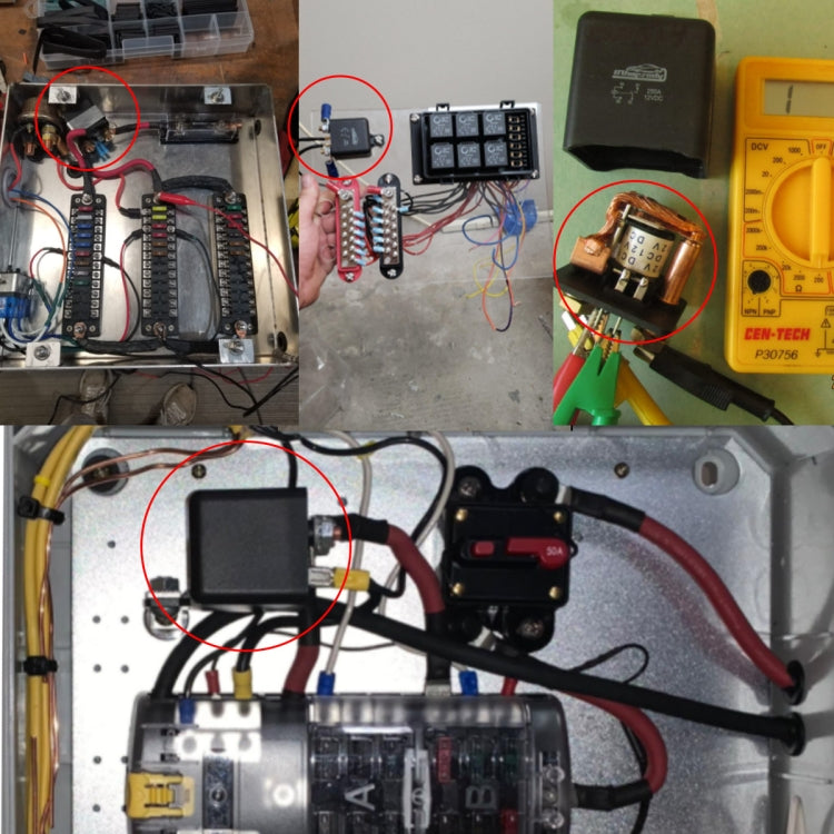 汽車4腳12V 200A啟動繼電器