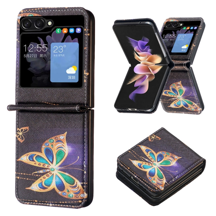 彩繪圖案手機皮套, For Samsung Galaxy Z Flip3 5G, For Samsung Galaxy Z Flip5, For Samsung Galaxy Z Flip4