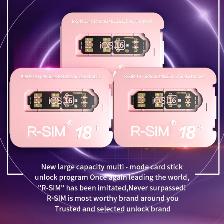 R-SIM 18+ 將鎖定變成解鎖iOS16系統通用5G解鎖卡