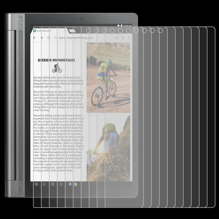 25片裝 適用於聯想 Yoga Tab3 Pro-X90Y 10.1 9H 0.3mm 防爆鋼化玻璃膜