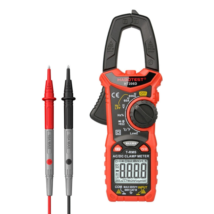 華博 HT206D鉗型高精度数字萬用表