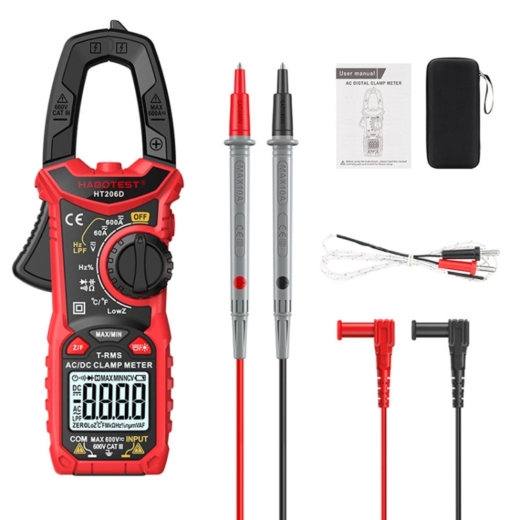 華博 HT206D鉗型高精度数字萬用表