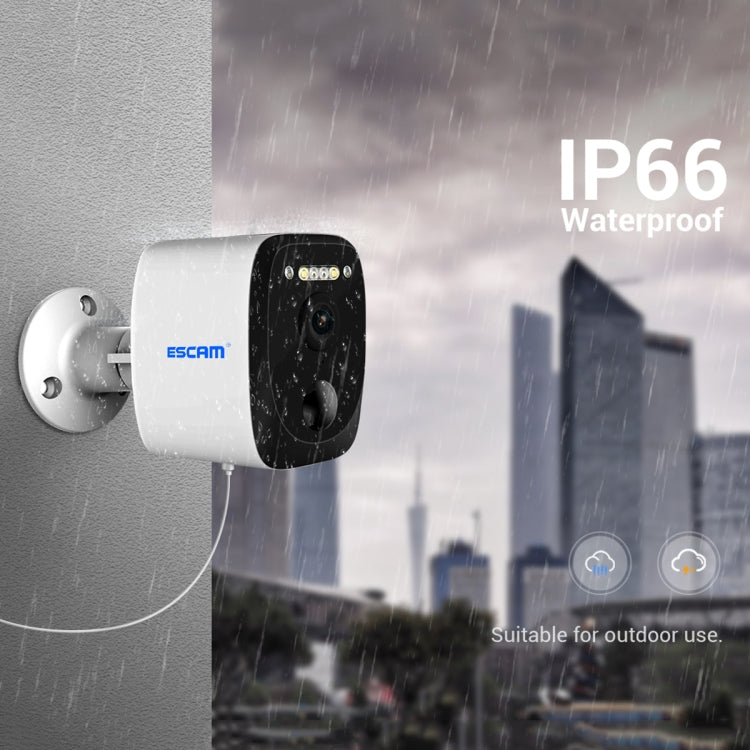 ESCAM QF370 3MP 雲存儲 WIFI PIR報警IP攝像頭，帶太陽能面板 支持夜視&雙向音頻