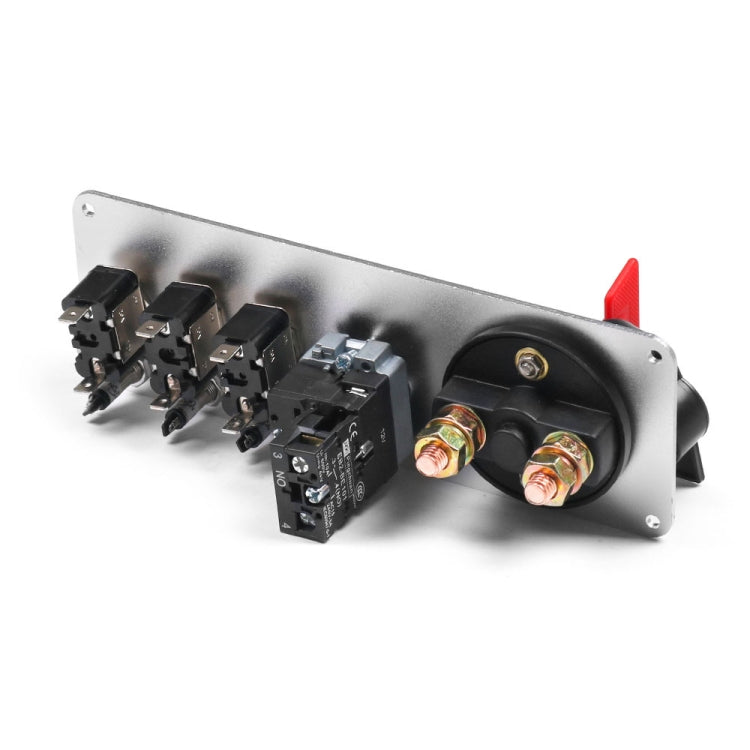 12V賽車LED點火開關 一鍵啟動組合面板