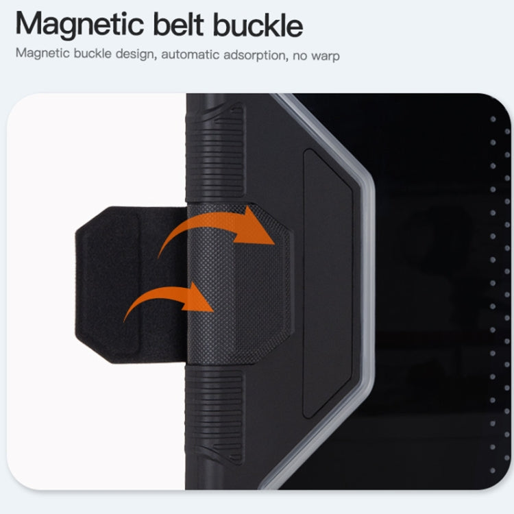 三折TPU+PC殼智能休眠平板皮套帶筆槽 適用於iPad Pro 11 2018 / 2020 / 2021 / Air 10.9 2020 / Air 10.9 2022