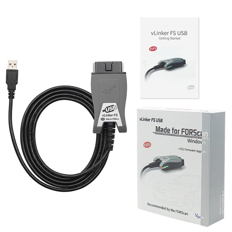Vgate Vlinker FS ELM327 USB OBD2汽車診斷工具