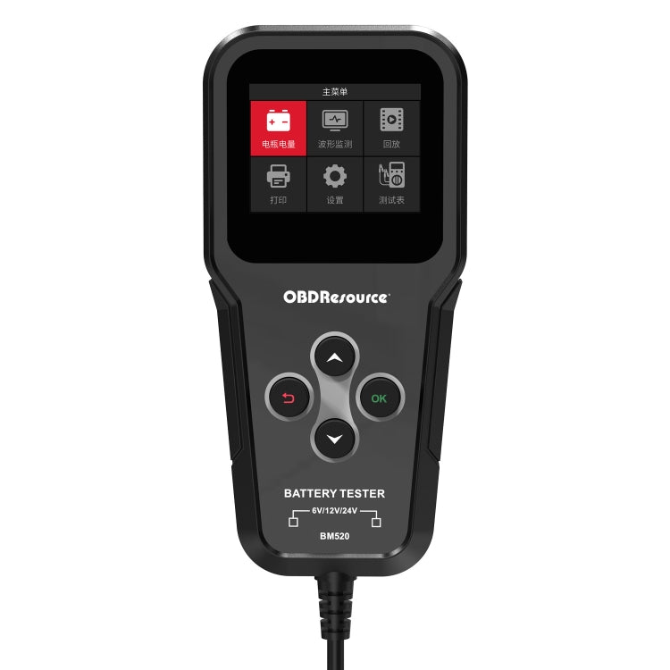 OBDResource BM520 6V 12V  汽車蓄電池檢測儀