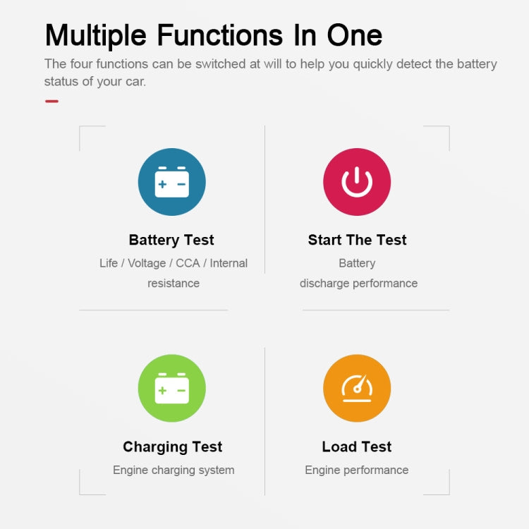 OBDResource BM520 6V 12V  汽車蓄電池檢測儀