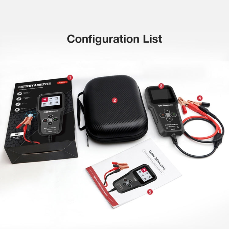 OBDResource BM520 6V 12V  汽車蓄電池檢測儀