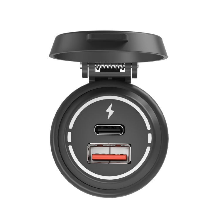 ZH-1786A1 QC3.0 USB-A+Type-C雙接口車載充電器