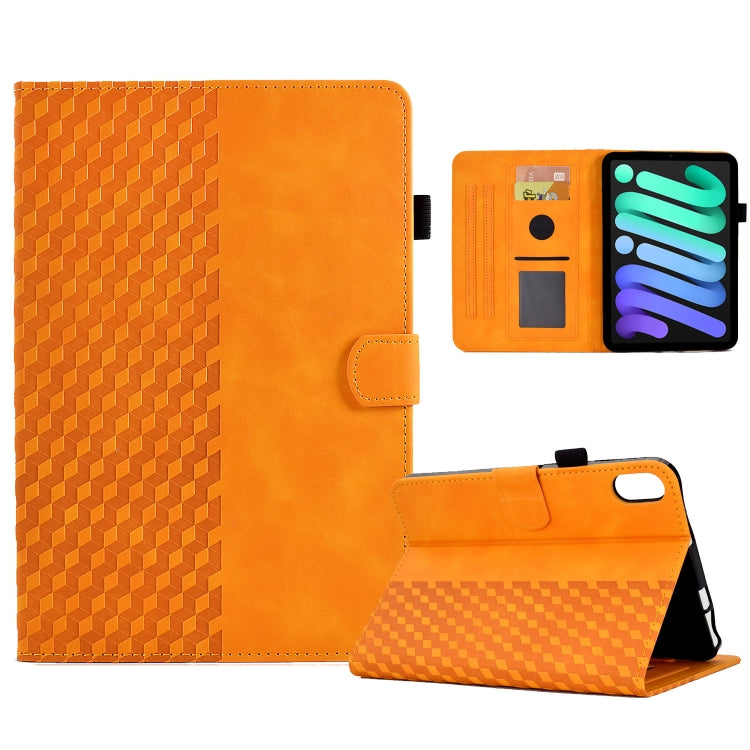 菱形方塊壓花智能休眠平板皮套