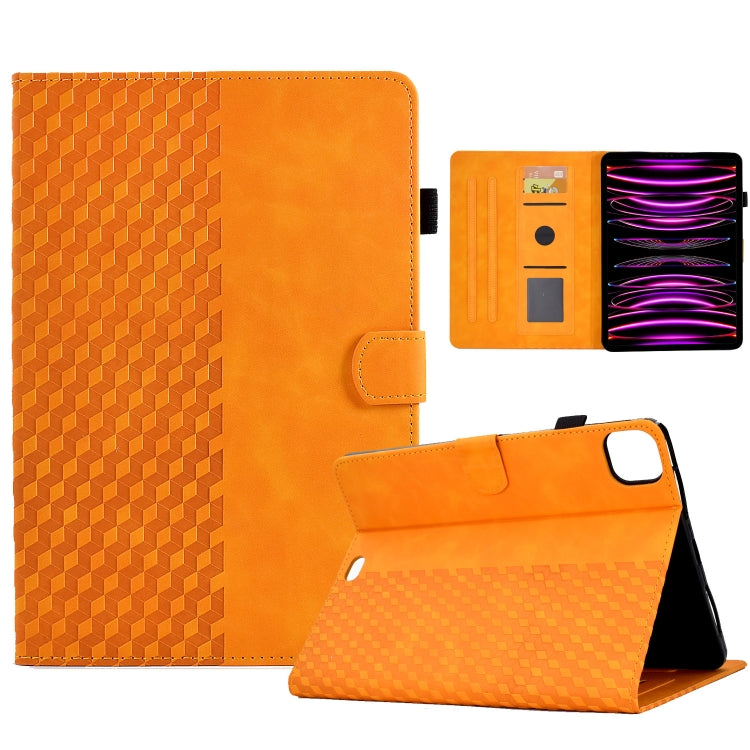 適用於iPad Pro 11 2018 / 2020 / 2021 菱形方塊壓花智能休眠平板皮套