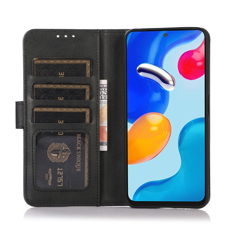 適用於一加 11 5G 鏡窗牛紋手機皮套
