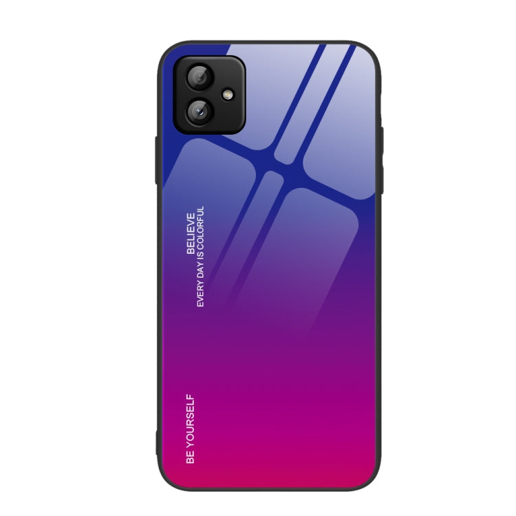 適用於三星 Galaxy A04 漸變色玻璃手機殼