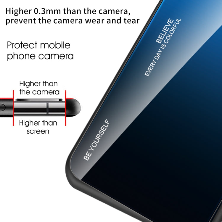 適用於三星 Galaxy A04 漸變色玻璃手機殼