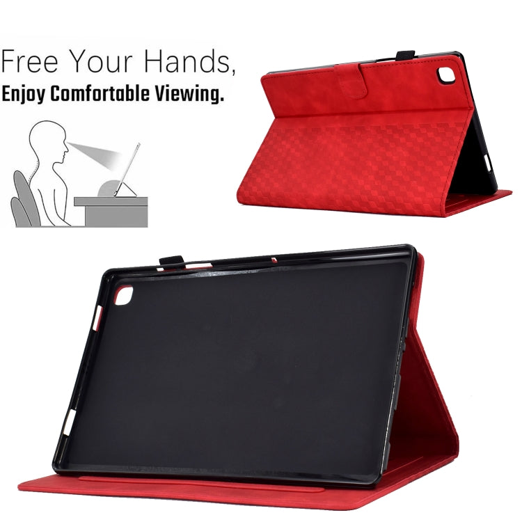 適用於三星Galaxy Tab A 10.1 T510 / T515 2019 菱形方塊壓花平板皮套