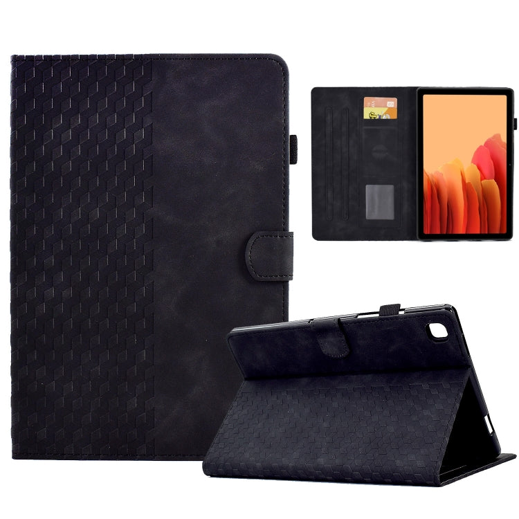 適用於三星Galaxy Tab A7 T500 / T505 2020 菱形方塊壓花智能休眠平板皮套