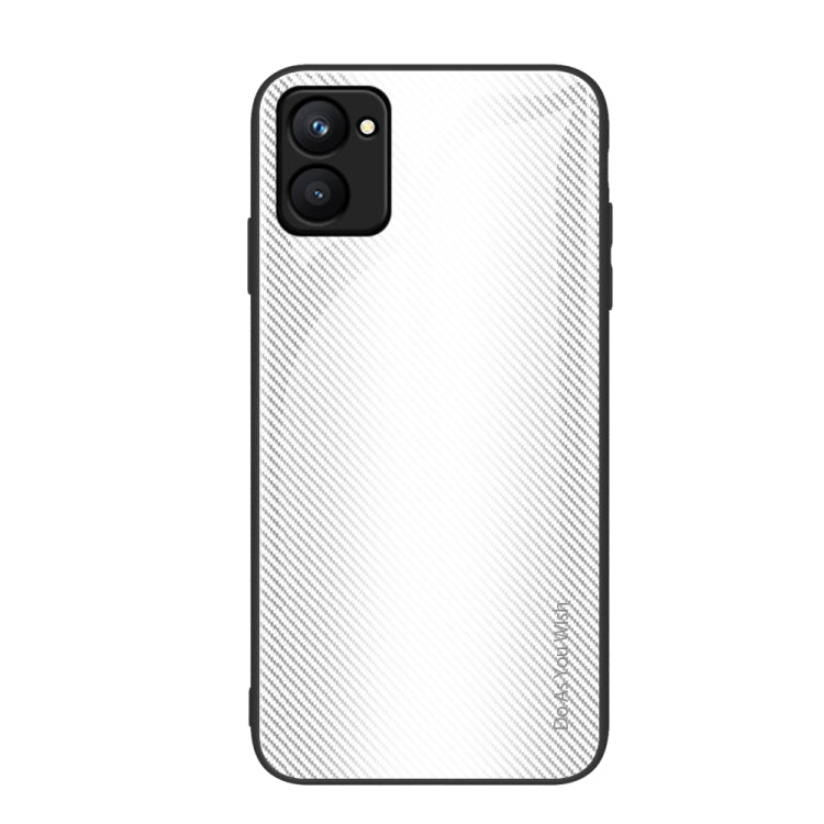 適用於Realme C33 紋理漸變玻璃手機保護殼