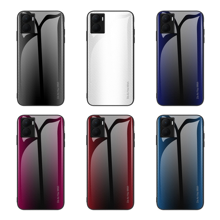 適用於榮耀 Play 40 Plus 紋理漸變玻璃手機保護殼