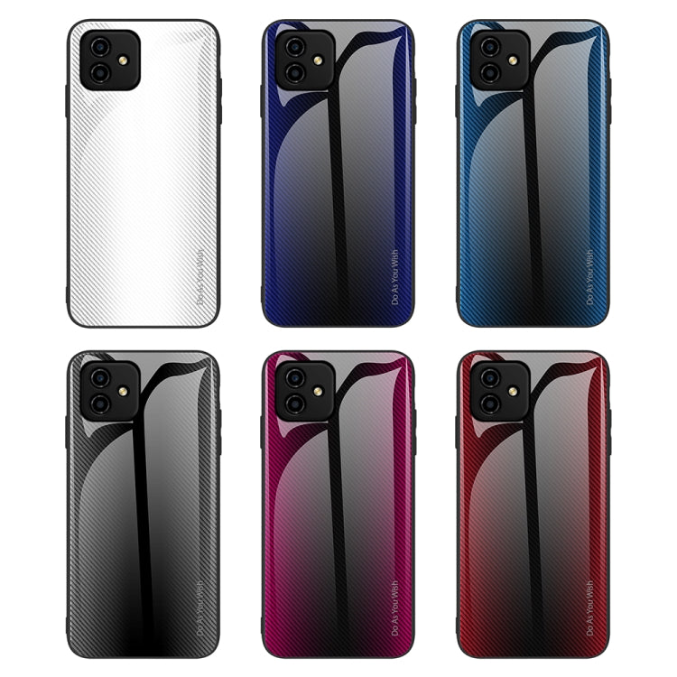 適用於榮耀 Play6C 紋理漸變玻璃手機保護殼