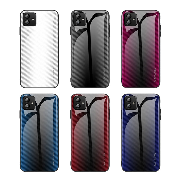 適用於三星 Galaxy A04 紋理漸變玻璃手機保護殼
