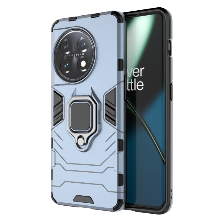 適用於OnePlus 11 5G 黑豹PC + TPU磁吸指環支架手機殼