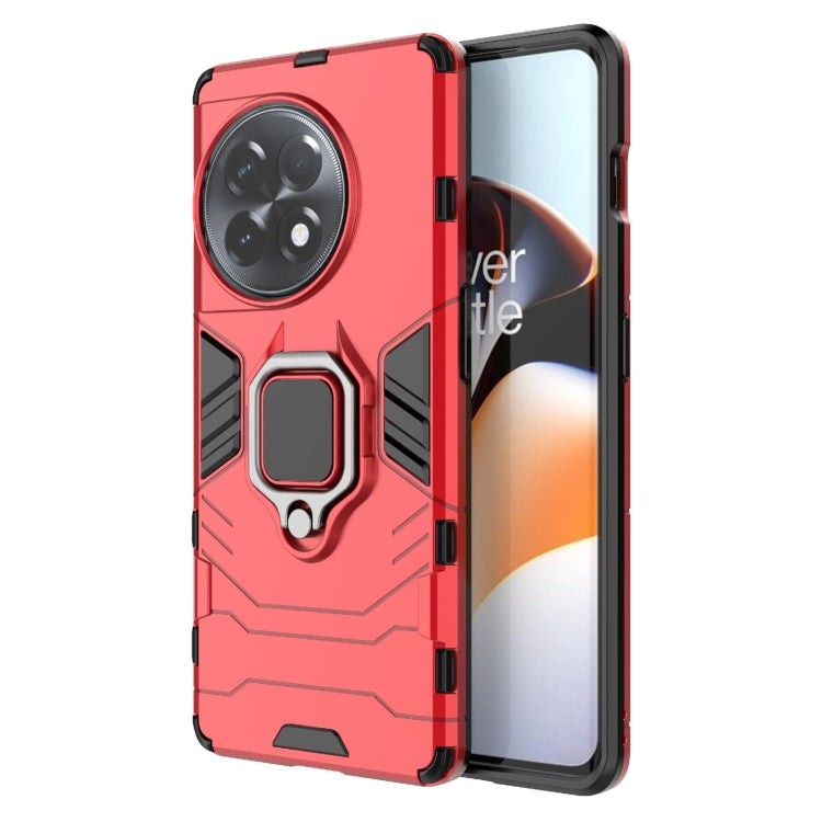 適用於OnePlus Ace 2 / 11R 黑豹PC + TPU磁吸指環支架手機殼