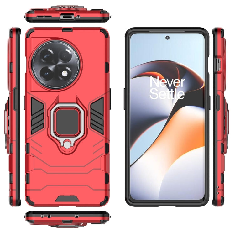 適用於OnePlus Ace 2 / 11R 黑豹PC + TPU磁吸指環支架手機殼
