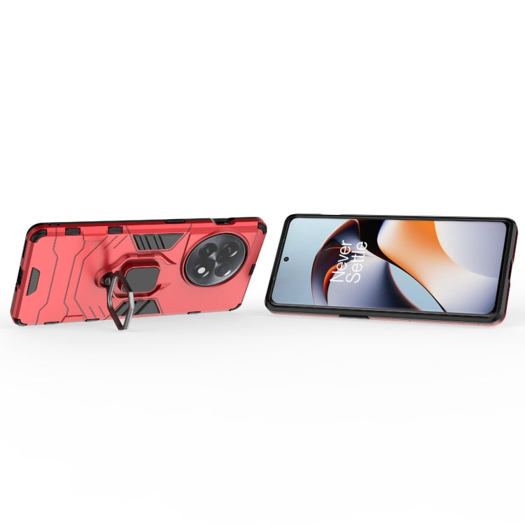 適用於OnePlus Ace 2 / 11R 黑豹PC + TPU磁吸指環支架手機殼