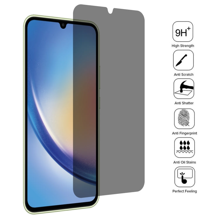 適用於三星Galaxy A34 5G 平面防窺膜鋼化屏幕膜