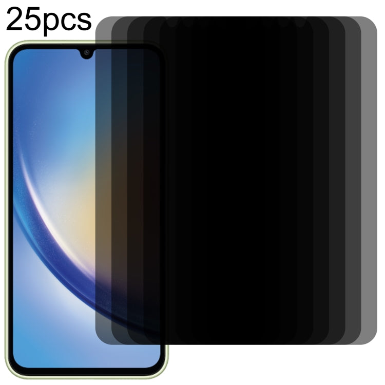 適用於三星Galaxy A34 5G 25個一賣 平面防窺膜鋼化玻璃屏幕膜