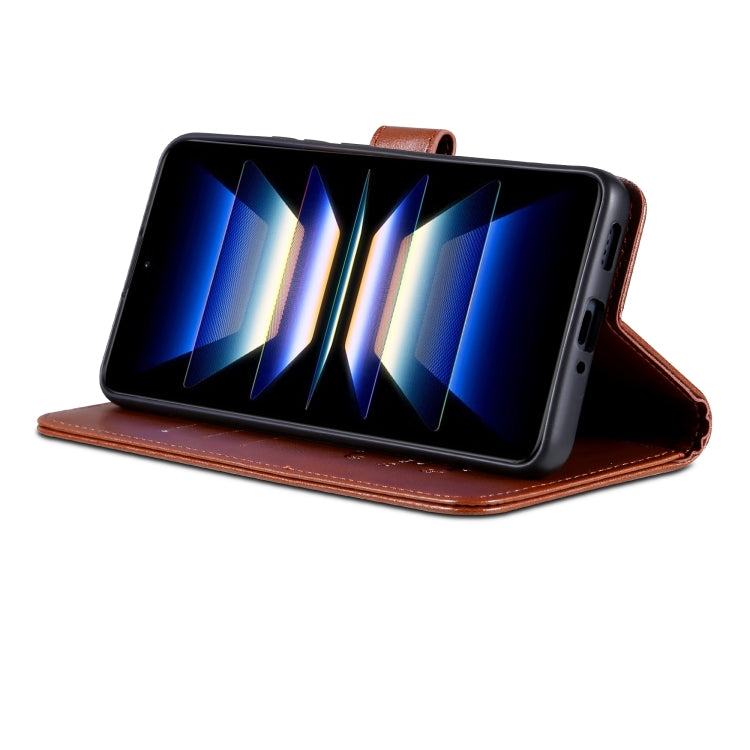 適用於小米 Redmi K60 / K60 Pro AZNS 羊皮紋左右開手機皮套