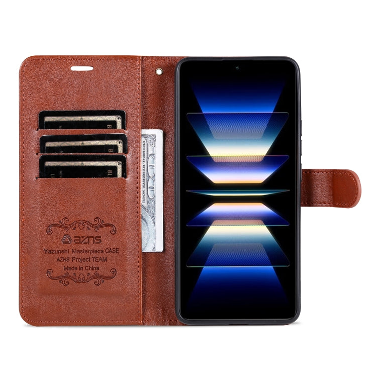 適用於小米 Redmi K60 / K60 Pro AZNS 羊皮紋左右開手機皮套