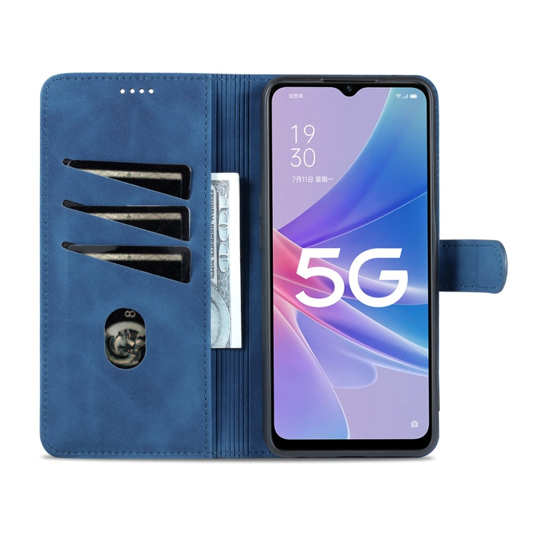 適用於OPPO A58 5G / A58X / A78 AZNS 愛尚系列膚感小牛紋手機皮套