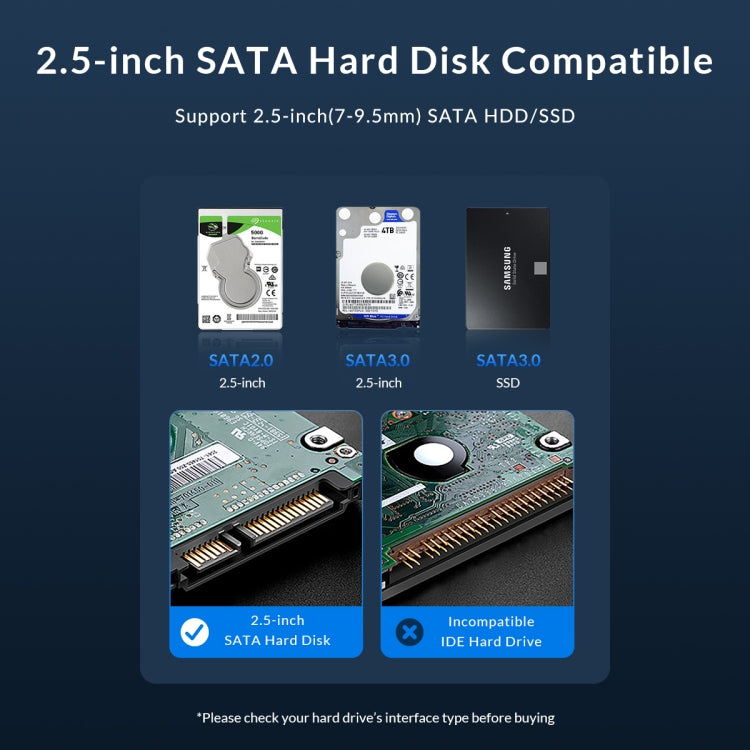ORICO ORICO-2526C3-V1 2.5寸USB 3.0 USB-A轉Type-C硬盤盒
