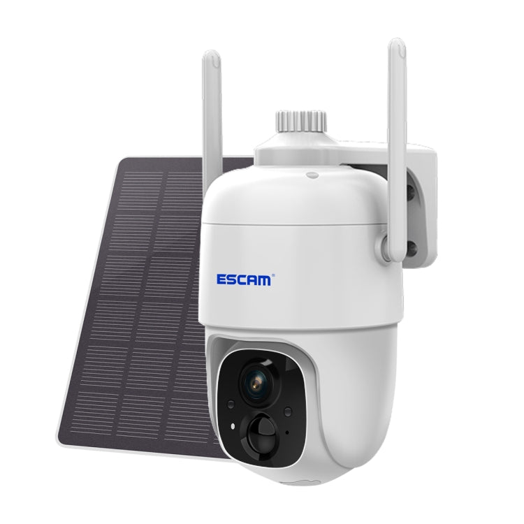 ESCAM G24 3MP WiFi智能夜視雙向語音對講太陽能攝像機支持全高清AI識別 PIR報警