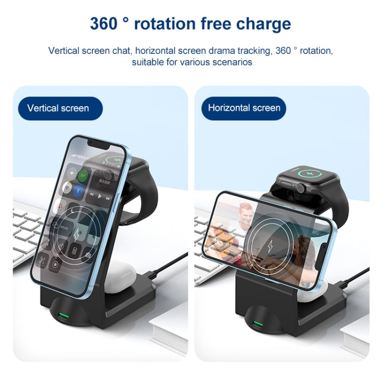 WT-158 磁吸多合一無線充電器