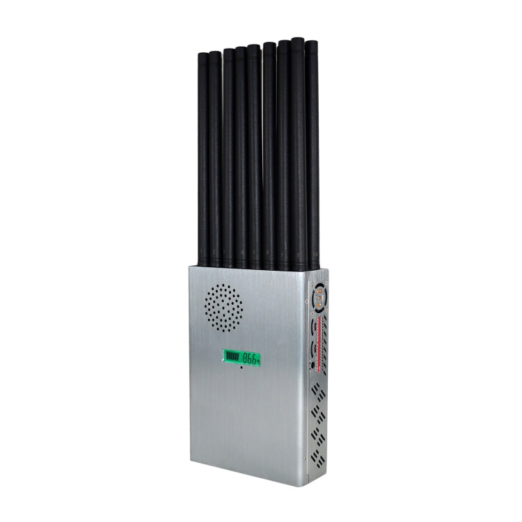 手持式18個頻段2G 3G 4G 5G Wi-Fi GPS UHF VHF手機信號干擾器