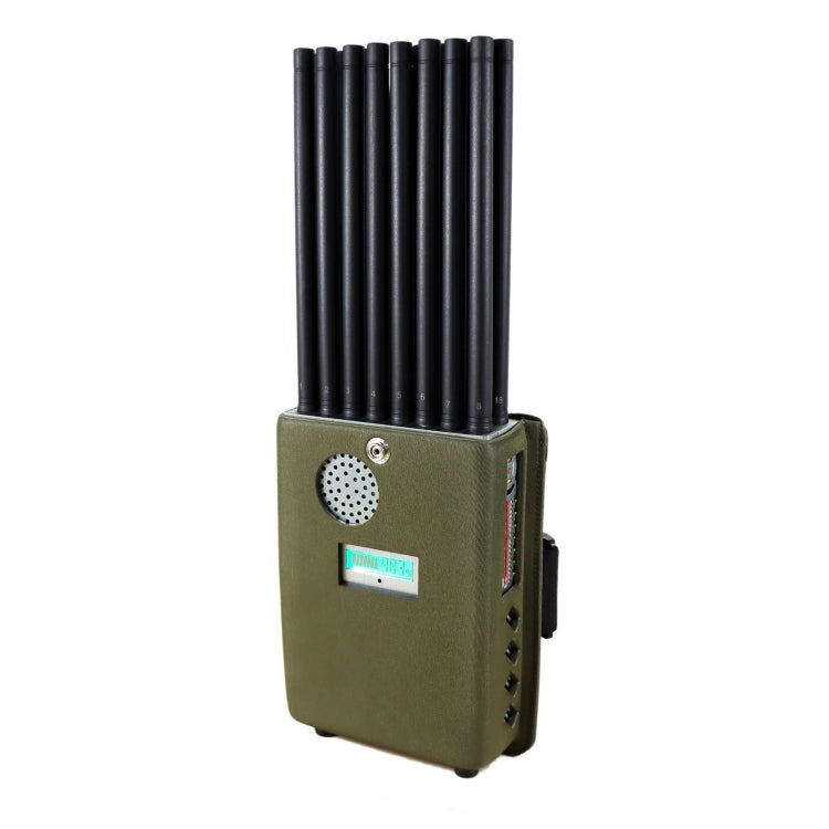 手持式18個頻段2G 3G 4G 5G Wi-Fi GPS UHF VHF手機信號干擾器