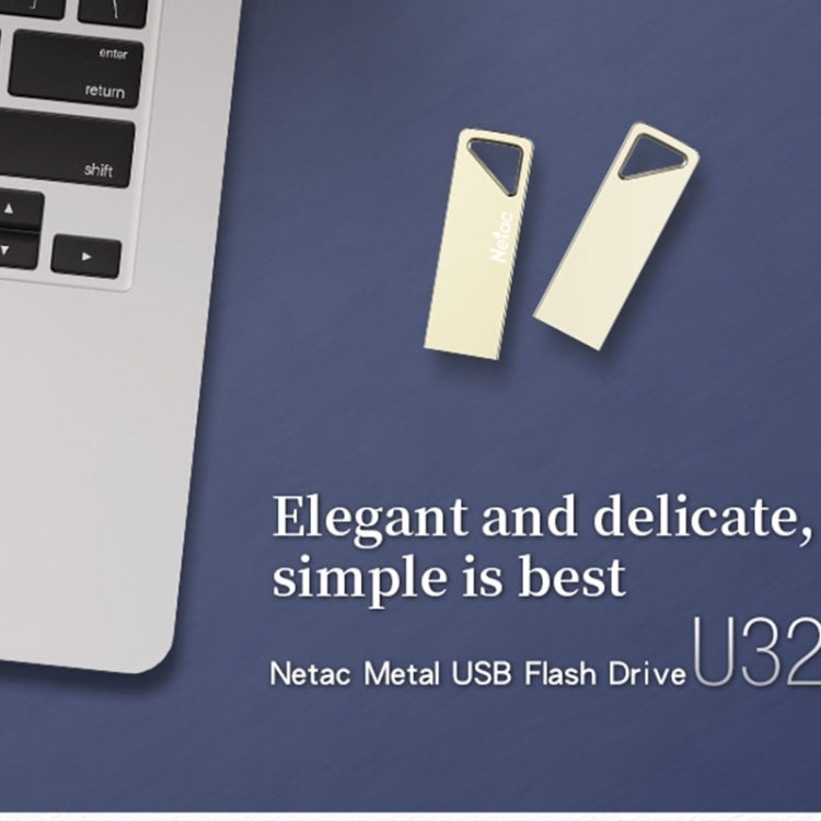 Netac朗科 U326 64GB USB2.0小巧便攜式鋅合金U盤