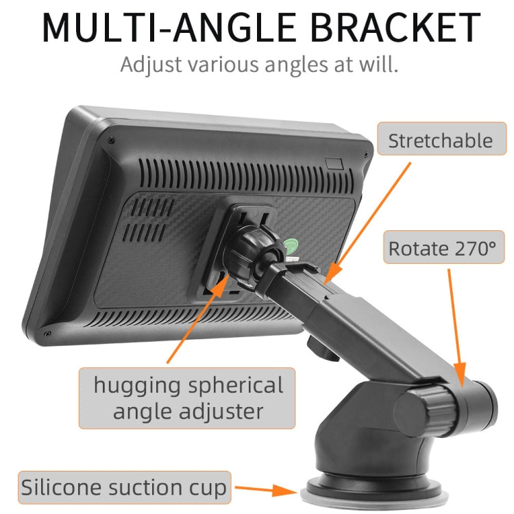 B5300A 7寸無線CarPlay車載藍牙MP5播放器 支持手機互聯