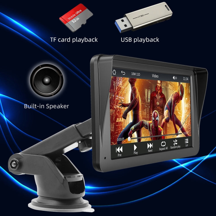 B5300A 7寸無線CarPlay車載藍牙MP5播放器 支持手機互聯