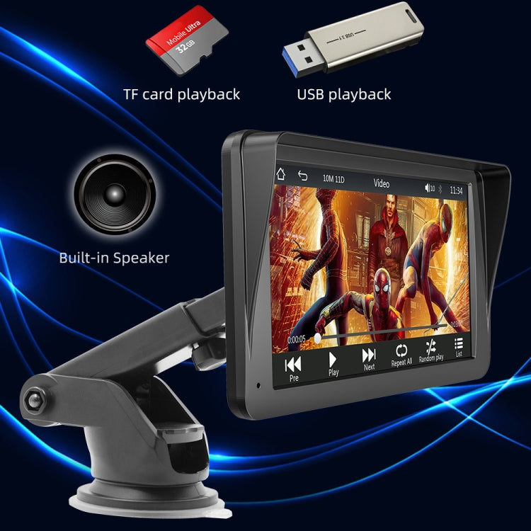 B5300 7寸無線CarPlay車載藍牙MP5播放器 支持手機互聯